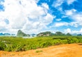 Sa-met-nang-shee view point.The most famous mountain, Andaman sea and forest view point in Phang Nga province,Thailand