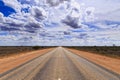 SA Nullarbor Road Red soil Royalty Free Stock Photo