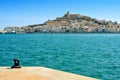 Sa Penya and Dalt Vila districts in Ibiza Town, Spain Royalty Free Stock Photo