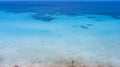 Sa Rapita, Mallorca Spain. Aerial landscape of the beach and turquoise sea