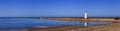 SA Sea Long Jetty horizon pan Royalty Free Stock Photo