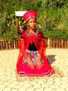 SA Traditional Model posing South Africa Royalty Free Stock Photo