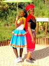 SA Traditional Models posing South Africa Royalty Free Stock Photo