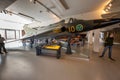 Saab 35 Draken fighter airplane on display at Teknikens Hus..