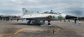 SAAB Draken at Scampton air show on 10 September, 2017. Lincolnshire active Royal Air force base.