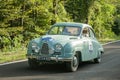 Saab 93 engaged in a regularity competition during the Gran Premio Nuvolari