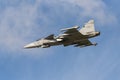 Saab JAS 39C Gripen fighter just started