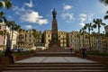Saad Zaghloul Square in Alexandria Royalty Free Stock Photo