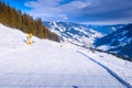 Saalbach, Austria ski slope