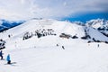 Saalbach, Austria ski slope