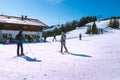 Saalbach-Hinterglemm, Austria ski slope Royalty Free Stock Photo
