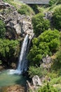 Saar Falls in Northern Israel Royalty Free Stock Photo