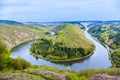 Saar loop at Mettlach Royalty Free Stock Photo