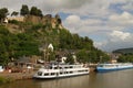 Saar river near Saarburg, Germany Royalty Free Stock Photo