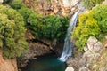Saar river waterfall, Golan Heights, Israel Royalty Free Stock Photo