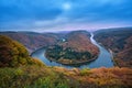 Saarschleife, Germany - famous landscape with river bend