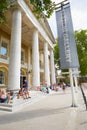 The Saatchi Gallery, famous art gallery entrance in London