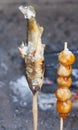 Saba Shioyaki grilled mackerel with salt Royalty Free Stock Photo