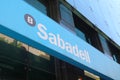 Sabadell bank Spain Royalty Free Stock Photo