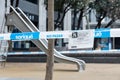 Sabadell, SPAIN - 03/14/2020: playgrounds closed for COVID-19 quarantine