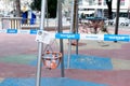 Sabadell, SPAIN - 03/14/2020: playgrounds closed for COVID-19 quarantine