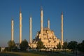 SabancÃÂ± Central Mosque at sunset