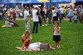 Sabantui celebration in Moscow. Visitors.