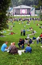 Sabantui celebration in Moscow. Visitors.