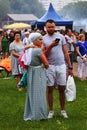 Sabantui celebration in Moscow. Visitors.