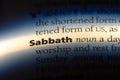 sabbath Royalty Free Stock Photo