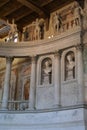 Sabbioneta, Mantua Italy - March 2010: interior of Teatro all`Antica, detail Royalty Free Stock Photo