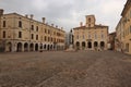 Sabbioneta, an old town in Italy Royalty Free Stock Photo