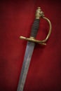 The saber of an infantry officer in the arsenal of the Russian a