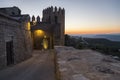 Sabiote village castle at dusk, Jaen, Spain