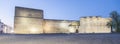 Sabiote village castle at dusk, Jaen, Spain