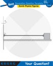 Torque physics example diagram Royalty Free Stock Photo