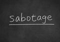 Sabotage