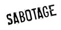 Sabotage rubber stamp Royalty Free Stock Photo