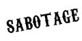 Sabotage rubber stamp Royalty Free Stock Photo