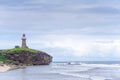 Sabtang Lighthouse fronting the shore at Batanes, Philippines