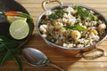 Sabudana Khichdi is a dish from india Royalty Free Stock Photo