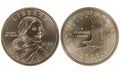 Sacajawea Golden Dollar coin