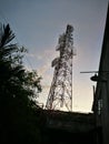 Sacatel Cellular/ Phone Tower Royalty Free Stock Photo