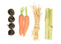 Saccharum sinense,carrot,Water-chestnuts,cogongrass rhizome