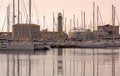 Sacchetta Marina in Trieste and Former Lighthouse Royalty Free Stock Photo