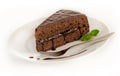 Sacher cake Royalty Free Stock Photo