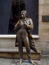 Sacher-Masoch statue in Lviv