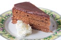 Sacher Torte cake Royalty Free Stock Photo