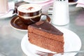 Sacher torte Royalty Free Stock Photo