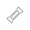 Sachet stick line outline icon